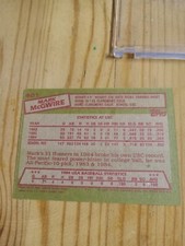 1985 Topps Mark Mcgwire Autographed NM