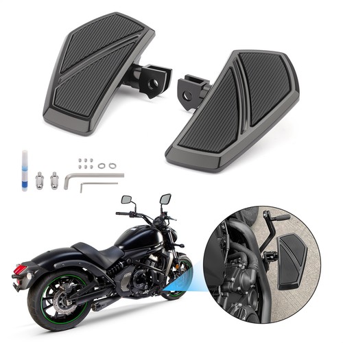 Adjustable Wide Floorboard Footboards Pedals For Kawasaki Vulcan S 650 2015-2025 - Picture 6 of 12