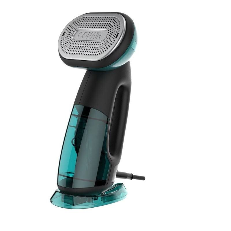 Turbo 1875 Watt Handheld Fabric 2-in-1 Steam Iron Garment Steamer One Size Black