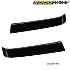 Fit For 2003-2007 Chevrolet Silverado Grille Molding Panel Filler Trim Black Kit