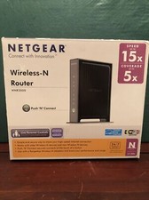 Netgear Wireless-N Router WRN2000-100NAS Push ‘N’ Connect 4 Ports 10/100 Works
