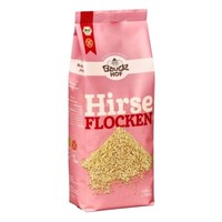 Bauckhof Hirseflocken Glutenfrei,(500G) Hirse FrüHstüCksflocken Backen Vegan