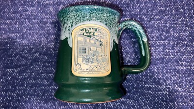 Deneen Pottery Sabal Palm House B&B Lake Worth Florida Coffee Cup Mug