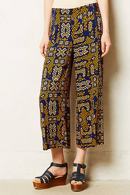 Cartonnier Sampa Culottes Pants Sizes 4, Blue Motif NW