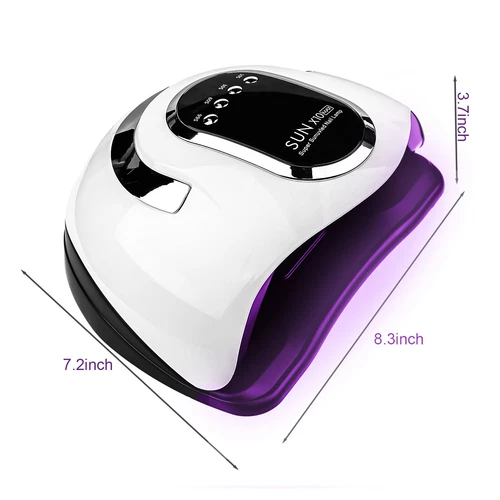 UV LED Nail Lamp 280W Dryer Gel Polish Light Manicure Salon Curing SUN X10 Max - Picture 11 of 14