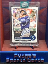 2024 Topps Archives Signature Ty France Big League Auto /45 Mariners - J530