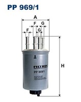 Filtron PP969/1 Kraftstofffilter FüR Land Rover