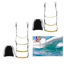Boat Rope Ladder Boarding Ladder Climbing Rope Fishing Rope Ladder for Motorboat