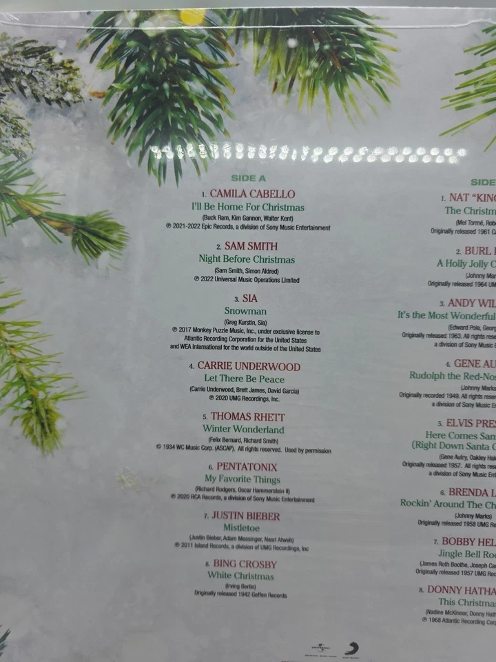 NOW That's What I Call A Most Wonderful Christmas Exclusive Green Vinyl LP 2x - Image 3 of 4