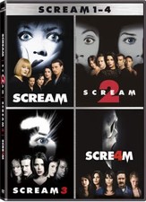 Scream Collection DVD 4 Disc Set 1-4 Wes Craven