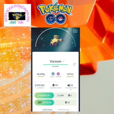 #ad Pokémon❀go❀❀Shiny Varoom❀RARE❀P❀T❀Central❀Digital❀❀ $10.00