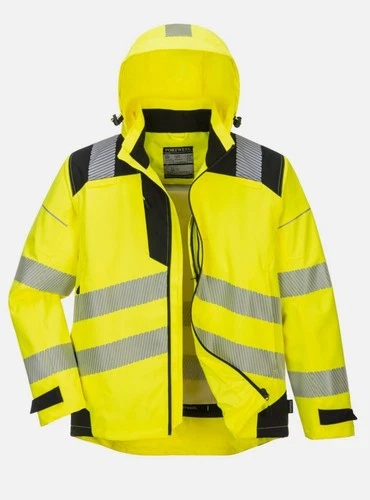 PORTWEST PW3 HI-VIS WINTER JACKET – T400 Safety Rain Reflective image 2
