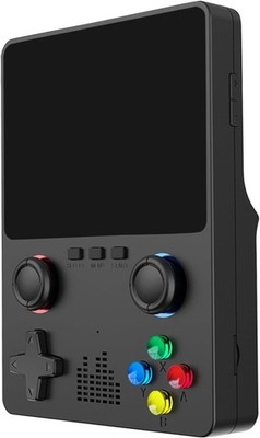 𝐗-𝟔, 3.5 inch Retroblast Console Handheld, 640x480 Resolution, Black Color