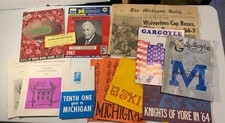 Vintage 1960s University Of Michigan Magazines Rose Bowl Program Wolverines UofM
