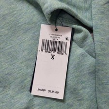 Polo Ralph Lauren Mens Small Quarter Zip Green Pullover Sweater Cotton Blend NEW