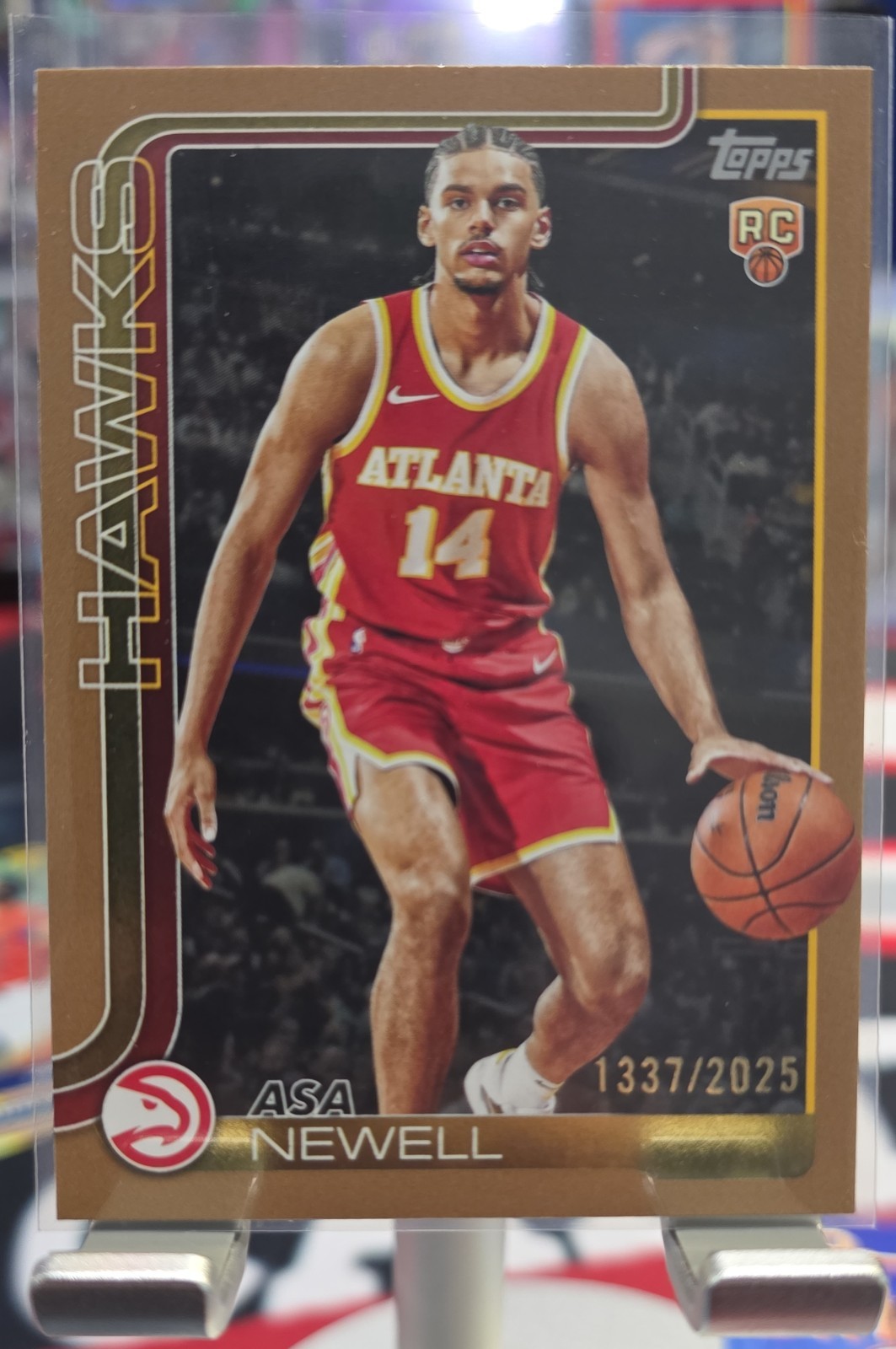 2025-26 Topps - Asa Newell #223 Gold /2025 (RC)