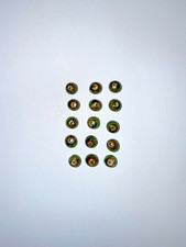 Loose 15 Green and Brown Ceramic/Porcelain 8mm Round Beads