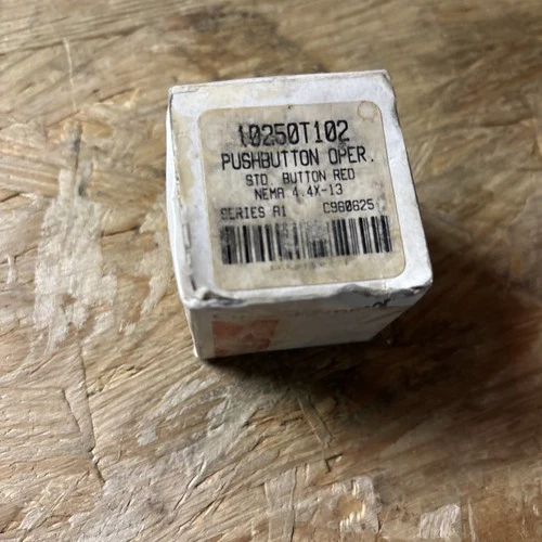 Cutler Hammer 10250 T102 Red Push Button Operator
