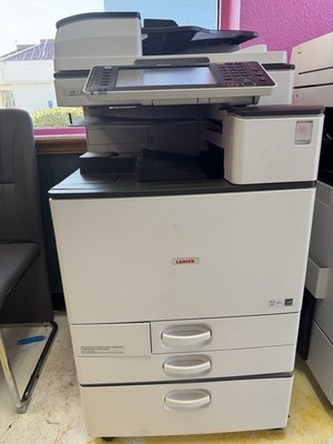 Lanier MP C2504ex Color Multi-Function Copier Machine White Office Equipment