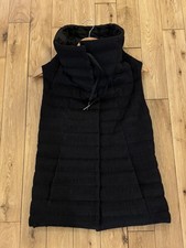Annette Gortz Quilted Gilet Vest Sleeveless Jacket Size 34 (XS) - Black