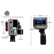 Intelligent Handheld Inkjet Printer To Print Production Date Packaging Coder