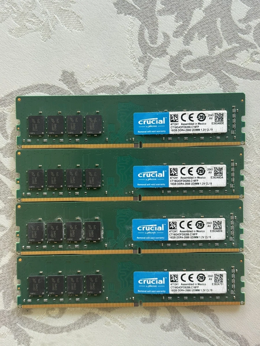 Crucial PC4-21300 (DDR4-2666) Bus Speed Computer RAM 16 GB