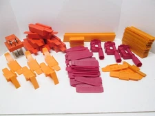 HOT WHEELS REDLINE ERA 123 PURPLE CONNECTORS TRACK & ACCESSORIES - 173 PIECE LOT