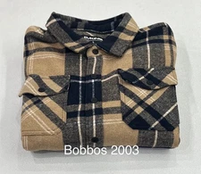 Dakine Men's Snap Closure Bonded Shirt Jacket, Blue, Size L