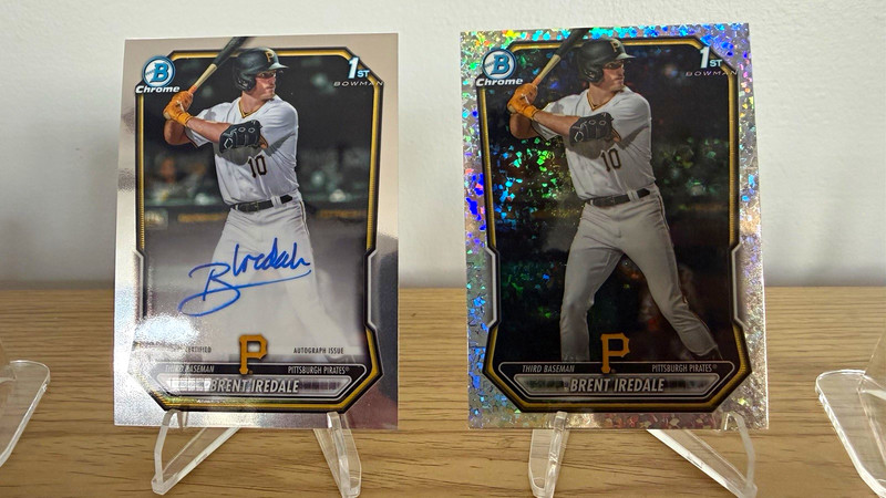 Topps 2026 Bowman Chrome 1st Bowman Lot Brent Iredale Auto + Chrome Reptillian