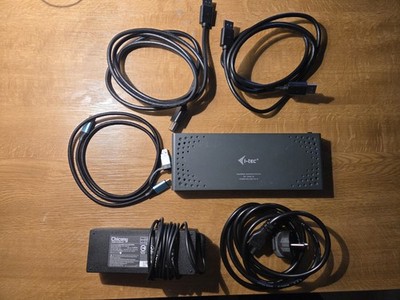 i-tec Dual 4K Dock Station + Netzteil + USB-C + 2x Displayport (CADUA4KDOCKPDL)