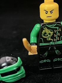 Lego Lloyd Minifigure Ninjago Skybound njo209 70601 Golden Weapon Ninja Green
