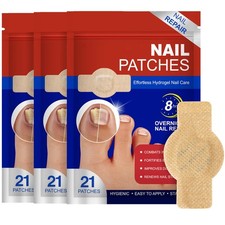 Nail Patches for Toenails & Fingernails – 63Pcs Parches para uñas con hongos,...