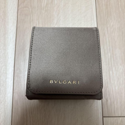BVLGARI Jewelry Watch Travel Storage Case Pillow Ring Pouch Paper Bag Authentic - Picture 2 of 11