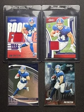2025 Panini Absolute Cam Skattebo RC Rookie Force/Memorabilia Relic(x2) Lot(4)