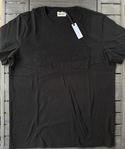 Taylor Stitch Heavy Bag Tee in Black 46 2XL