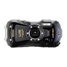 PENTAX WG-90 Black, a fully waterproof digital camera with a waterproof depth of