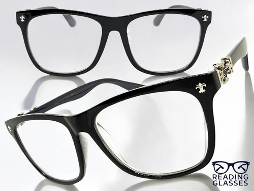 Lunettes De Lecture Unisexes Noires Mates GL2122BLK Harri - Style Rétro élégant - Neuf Avec étiquettes