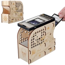 Card Scanning Stand for MTG - Laser-Cut Wood Scanstand for TCG Cards, Quickly...