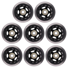 Inline Skate Wheels with Bearings, 3 Inch Roller Blade Wheels 76Mm Outdoor