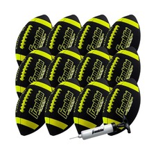 Franklin Sports Youth + Adult Footballs - Extra Grip 1000 Official Size, Juni...
