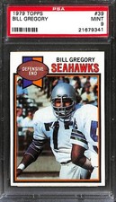 1979 TOPPS #39 BILL GREGORY PSA 9 Mint 21679341 