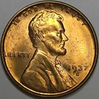 1937-S Lincoln Wheat Cent - Uncirculated (Lot#5)