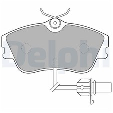 Satz Bremsbeläge Bremsklötze vorne für VW California T4 7DJ 70B | 24266071