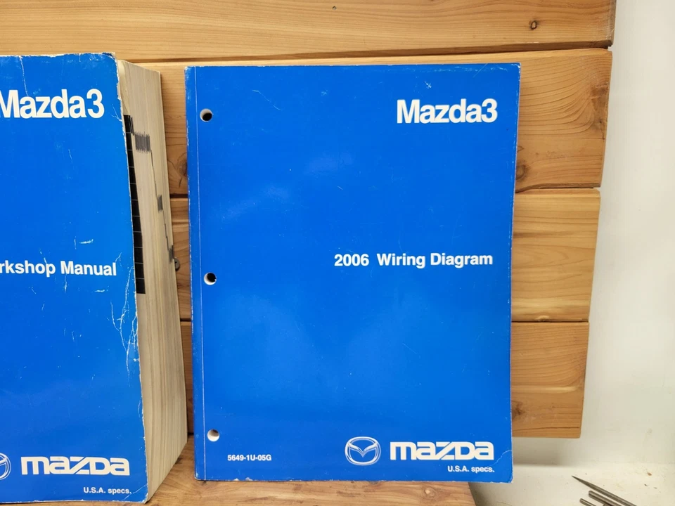 OEM 2006 Mazda 3 Workshop Manual & Wiring Diagram Books Dealership Shop Repair - Image 3 of 4