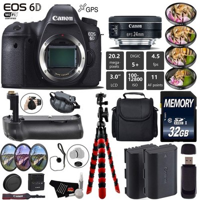 Canon EOS 6D DSLR Camera with 24mm f/2.8 STM Lens Bundle2