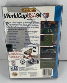 World Cup USA '94 Sega CD Complete With Manual CIB Tested