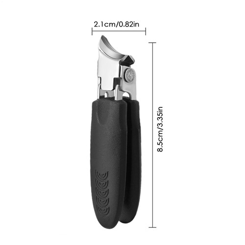 Slanted Nail Clippers Wide Jaw Anti-Splash Nail Cutter Stainless Steel value - Picture 12 of 12