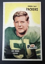 1955 Bowman Football Jim Ringo #70 HOF Rookie Card RC Green Bay Packers ? VG+. rookie card picture