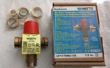 Watts Hydronic 1/2" Hot Water TEMPERATURE CONTROL Valve LF1170M2-US 1/2" inch