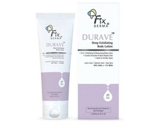 Fixderma Durave DEEP EXFOLIATING  Moisturizing BODY Lotion, 6.76oz, New Sealed
